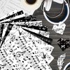 24 Sheets Music Notes Scrapbook Paper 12'' x 12''Pianos, Guitars,