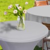 Alishomtll Set of 1 Bar Table Covers with Bow, Diameter