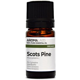 BIO - Scots Pine Essential Oil - 5mL - 100% Pure, Natural, Chemotyped and AB Certified - AROMA LABS (French Brand)