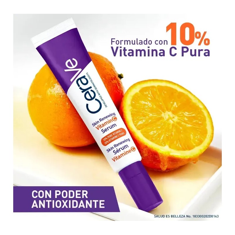 CeraVe - Skin Renewing Sérum Facial Vitamina C 10% Pura