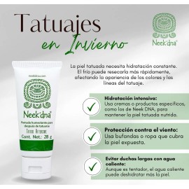 Kit 3 Pomadas Para Tatuaje Neek'dna Tattoo Aftercare