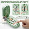 Pill Cutter Splitter with Adjustable Slot, 1/2 1/3 1/4 Tablet