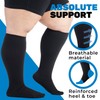 ABSOLUTE SUPPORT (3 Pairs) Wide Calves Compression Socks for Women