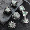 GIUADKXD Metal DND Dice Set - MTG Dungeons & Dragons