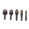 5 Pcs Countersink Drill Bit 1/4in 3/8in 1/2in 5/8in 3/4in