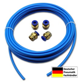 Festo PEN 6 x 1 Pneumatic Hose Diameter 6 mm 5 Metres Including 4 Push-Fit Fittings 1/4 Inch