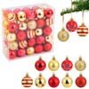 Christmas Tree Baubles - 50 Pcs Christmas Tree Decoration Ornaments