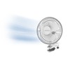 Lasko 2004W Portable 6-Inch Personal Clip Fan with 2 Speeds,