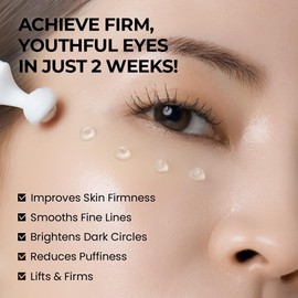 [SKIN&LAB] Bakuchiol Eye Serum with Caffeine, Roll-on Korean Under Eye Serum, Anti-Aging Wrinkle Care for Fine Lines, vegan, cruelty-free (0.5 Fl Oz)