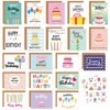 Bighan 20 Pcs Birthday Cards Assortment Happy Birthday Greeting Card