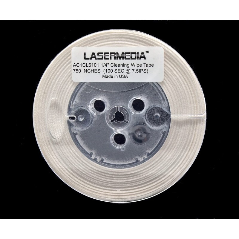 Open Reel Audio Cleaning Tape for 1/4" Tape Decks 100