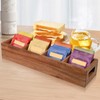 Chicvilla Acacia Wood Tea Bag Organizer with 4 Slots –