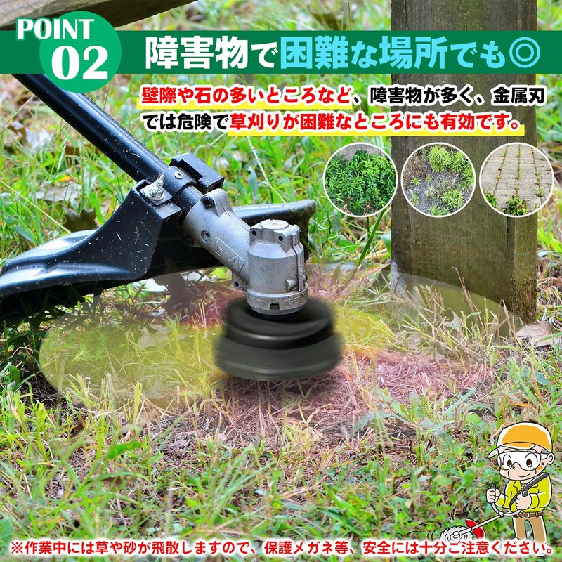 Morisho Nylon Cord Cutter, Hammer, Lawn Mower, Light Weight, Compact,