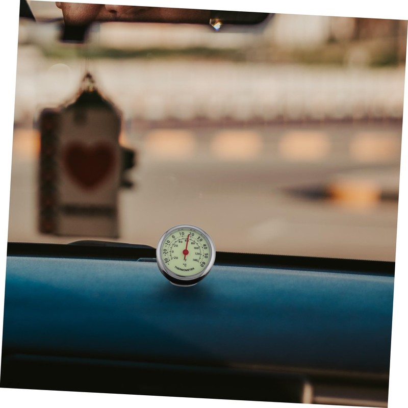 ULTECHNOVO Automotive Thermometer Thermometer Temperature Gauge Easy Install Multi-Functional for