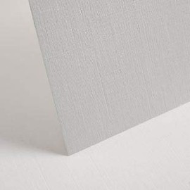 StellaWeds 20 x A4 Linen White Card Stock - 260gsm