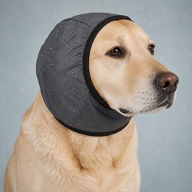Waterproof Dog Ear Muffs for Grooming & Swimming – Noise-Reducing Calming Pet Ear Cover, Soft Breathable Dog Hood, S–XL