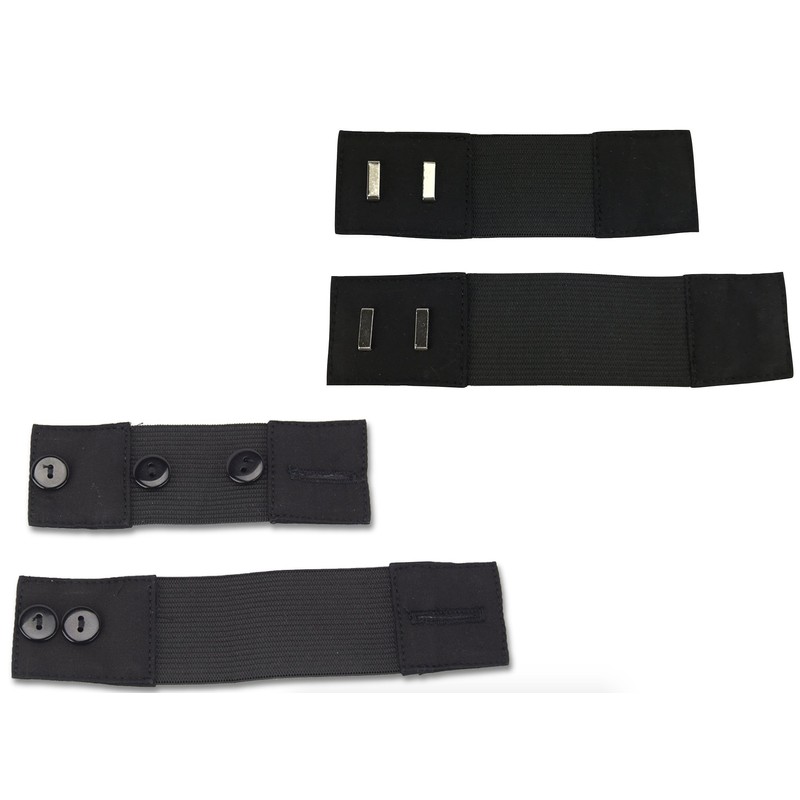 Self-Adjusting Button & Hook Waist Stretch Extender Helps Save on