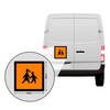 School Bus Sign Magnetic School Bus 30 x 30 cm