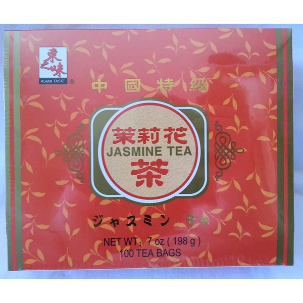 Asian Taste, Jasmine Tea Box (100 Tea Bags), 7 oz