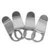 OSALADI 4Pcs Thumb Operated Lock Handle for Cabinets Durable Finger