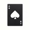 Stainless Steel Spades A Winemaker Bottle Opener Playing Cards Bottle