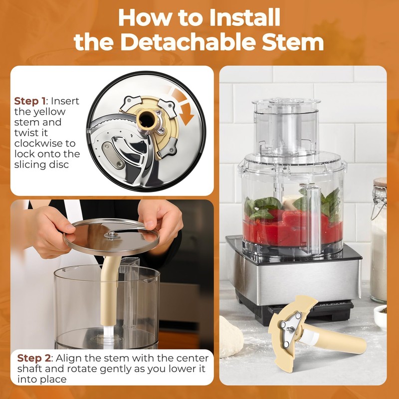 Avenuebool Replacement Parts DLC-039ATX-1 Compatible with Cuisinart 14 Cup Food