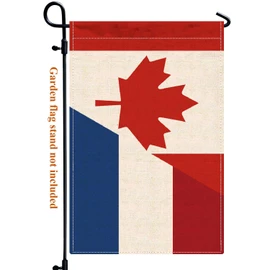 Netherland Canada Friendship Garden Flag,12x18 in Heavy Duty Holland Dutch Canadian Outdoor Banner for Patio Yard with Double Side
