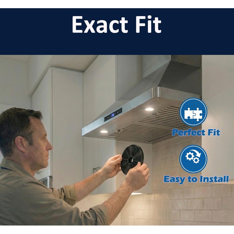 Amazinpure CFK4 Range Hood Carbon Filter Compatible with Cosmo Filter