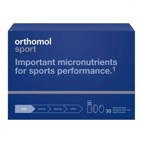 Orthomol- Orthopharm ORTHOMOL SPORT READY-TO-DRINK VIALS TABLETS & CAPSULES 30 SERVINGS