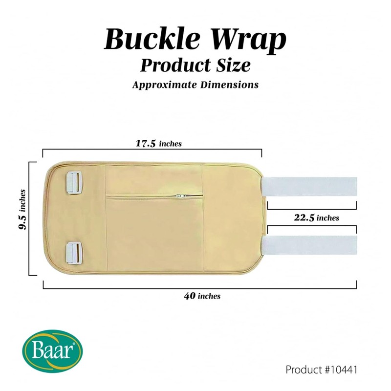 Buckle Wrap: for Castor Oil Pack