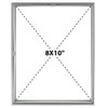 Frametory, 8x10 Floating Picture Frame - Metal Photo Frame -