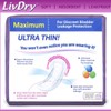 LivDry Incontinence Ultra Thin Pads for Women | Leak Protection