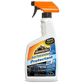 Armor All Car Air Freshener and Cleaner - Odor Eliminator and Protectant for Cars & Truck, Cool Mist, 16 Fl Oz Spray Bottles, 78511