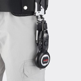 Tajima Saff System EVOM SFPS-EVO-MBK with round safety hook for attaching around your waist Thread length 62.8 ft (20 m) / Automatic winding 10 m (10 m) Adopts diagonal cut karco case for easy holding