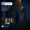 Wireless Video Doorbell Camera for Front Door Monitoring – 2.4G