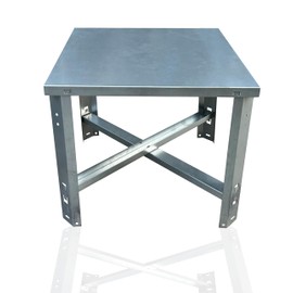 CMI Inc - Heavy-Duty Water Heater Stand for 30-50 Gallon Tanks | Metal Base Carrier Riser | 21x21x18 Inch Platform | Safe & Durable Floor Storage for Hot Water, Rain Barrels, and Tankless Heaters