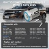 RAMATA Ignition Switch Lock Cylinder with 2pcs Transponder Chip Keys