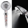 LED Negative Ion Shower Head Handheld WaterSaving Pressurized Hand Shower