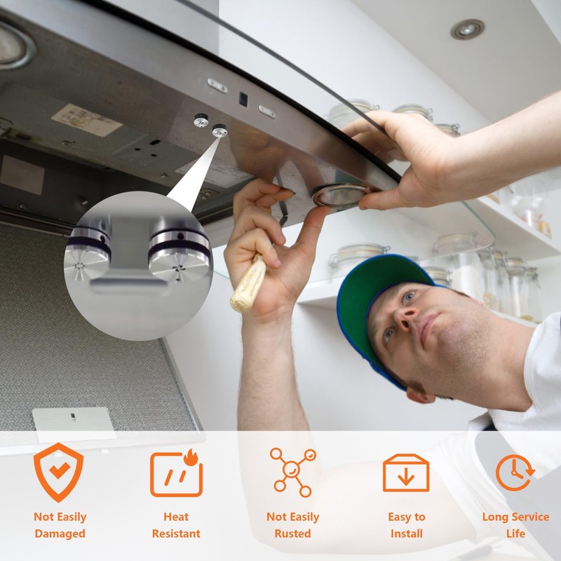 superbobi SV08355 Blower and Light Knobs Replacement for Broan Range