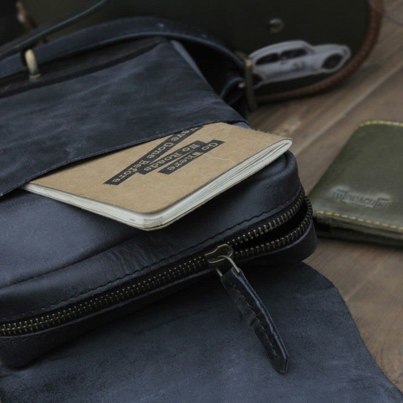 Trip Machine THIGH BAG Motorcycle Leg Bag Pouch (Black)