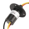 Electrical Slip Ring, 250RPM 15A Mini Slip Ring 3 Wires