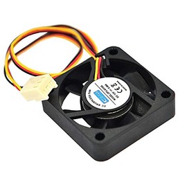 Rhombutech® Whisper Quiet Fan, 40 x 40 x 10 mm, Plain Bearing DC12V 0.06A, 3 Pins, NAS Fan (1x 40/40/10)