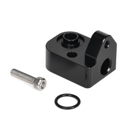 JADSOrBoBi MAP Sensor Spacer Kit Compatible with 2017-2024 Chevy Silverado GMC Sierra 2500HD 3500HD 6.6L Diesel, Billet Aluminum, Black Anodized