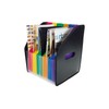 TimeTEX Magazine File "Fächerstar" A4, 23 Compartments, Colourful, Desk Organiser,