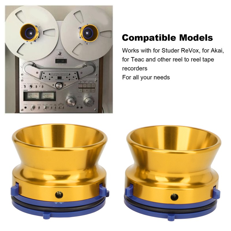 1 Pair NAB Hub Adapters Polished Aluminum Alloy Universal Loading