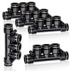 Bwintech 5 pieces 8 mm OD straight connectors, 5-way quick