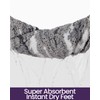 DEXI Bathroom Rug Mat 17x30, Soft and Absorbent Marble Bath