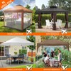 Mosquito Netting Outdoor Screen House Tent Screen Wall with Zipper