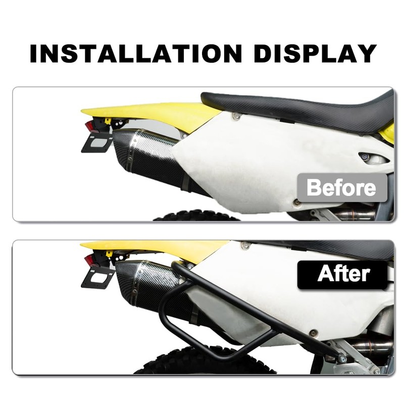 Xitomer Side Crashbar Fit for DRZ400S DRZ400SM 2003-2024 Saddle Bag