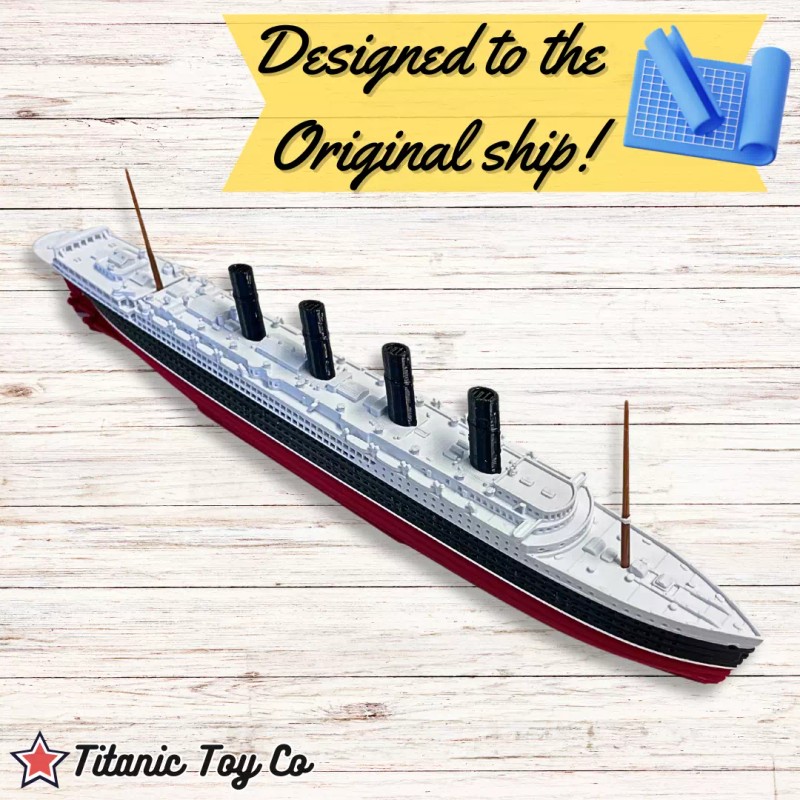RMS Lusitania Model Ship 1 Ft Long By TitanicToyCo -